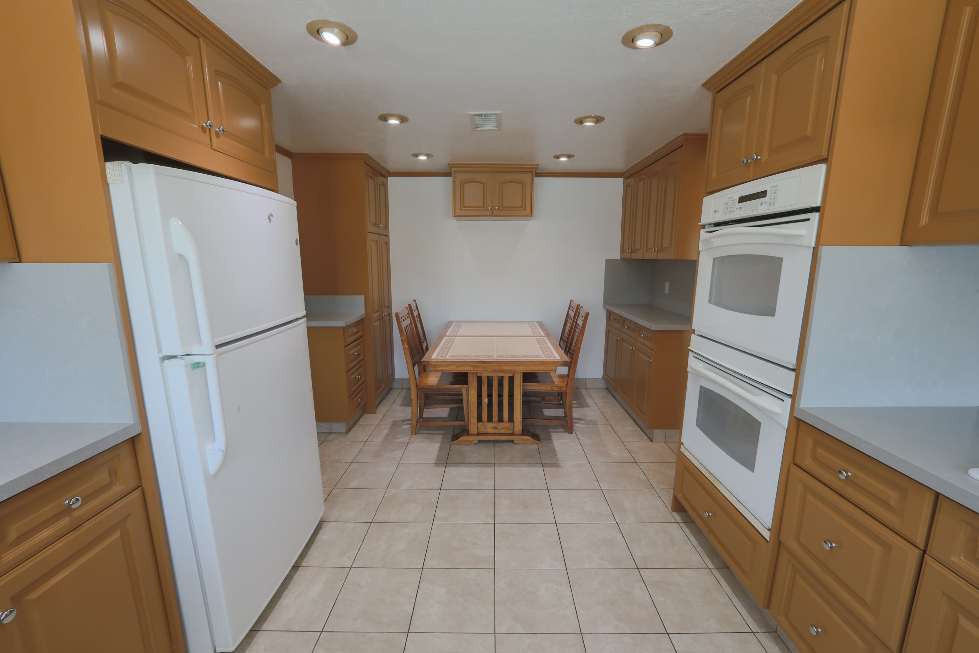Kitchen and breakfast area at 720 Pepper Tree Lane