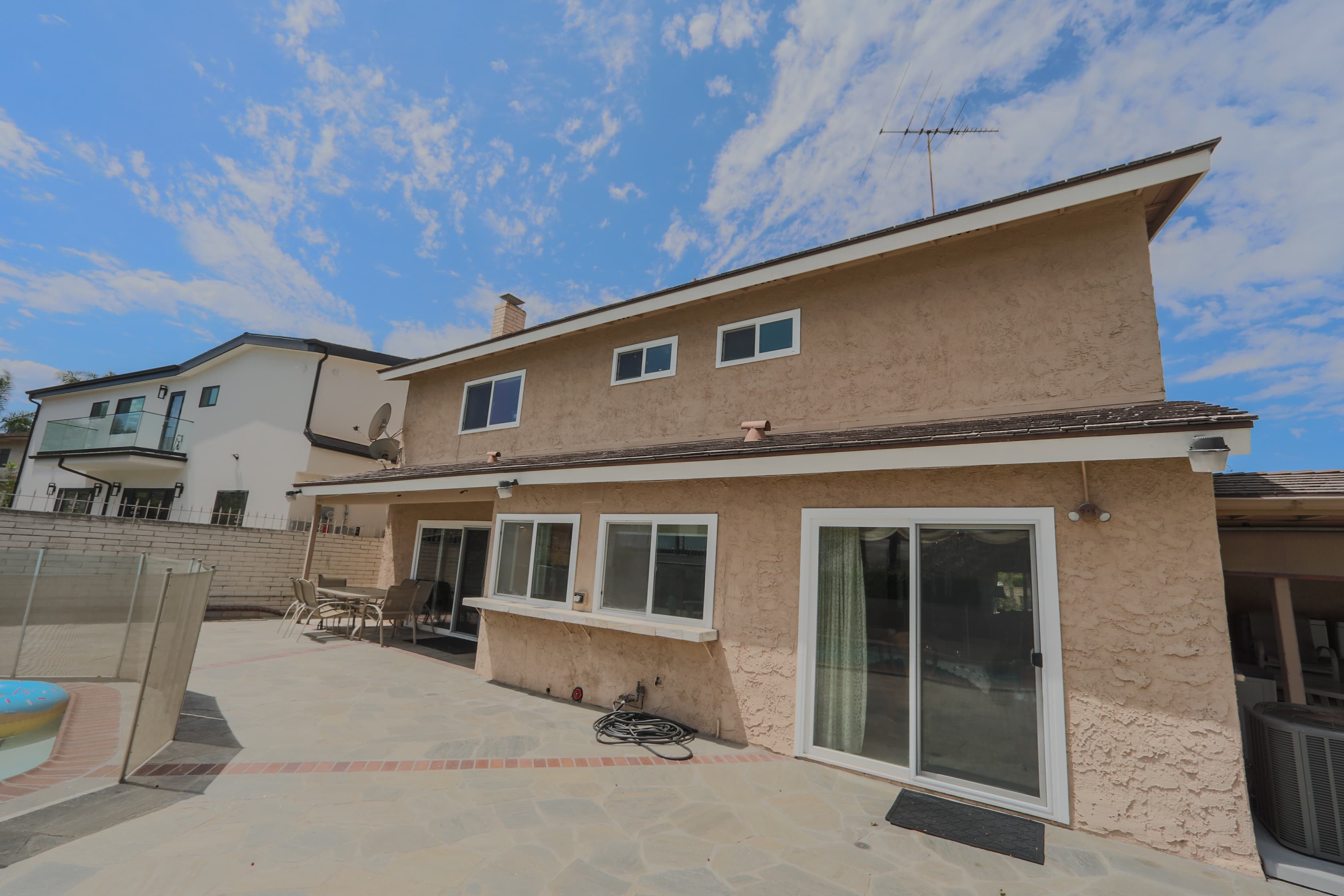 Rear exterior of 720 Pepper Tree Lane in Long Beach